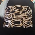 Silver tone Cuff